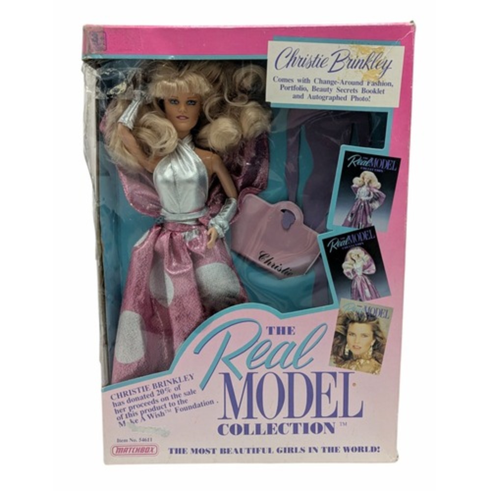 1989 Matchbox The Real Model Collection Christie Brinkley Doll